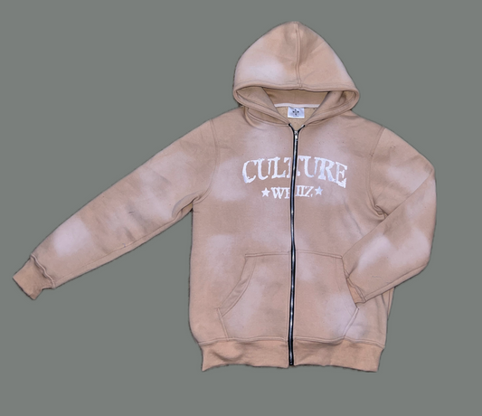 Whiz Culture Distressed/Embroidery Hoodie