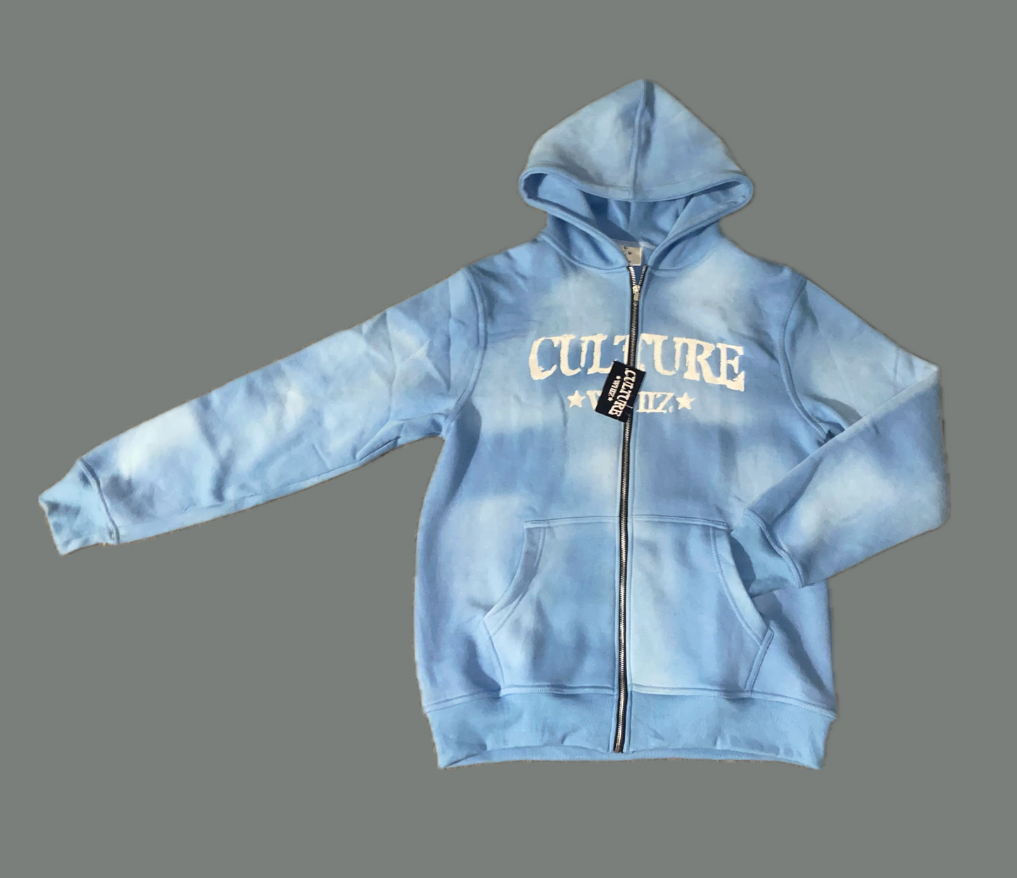 Whiz Culture Distressed/Embroidery Hoodie